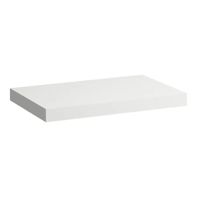 LANI Countertop 800, without cut-out, 65 mm thick, incl. 2 installation brackets