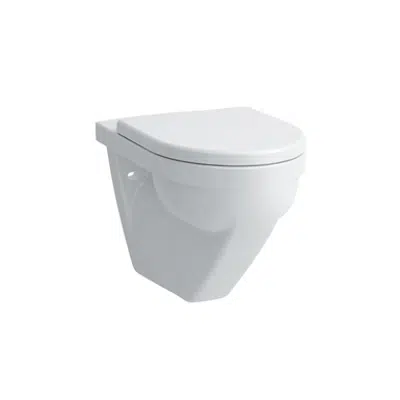 MODERNA R Wall hung WC rimless/comfort, wash down, without flushing rim