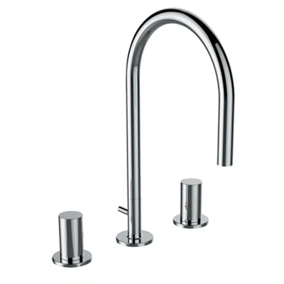 KARTELL BY LAUFEN Washbasin mixer 3-hole