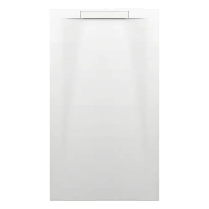 LAUFEN PRO S Shower tray, made of Marbond composite material, rectangular, linear outlet at short side