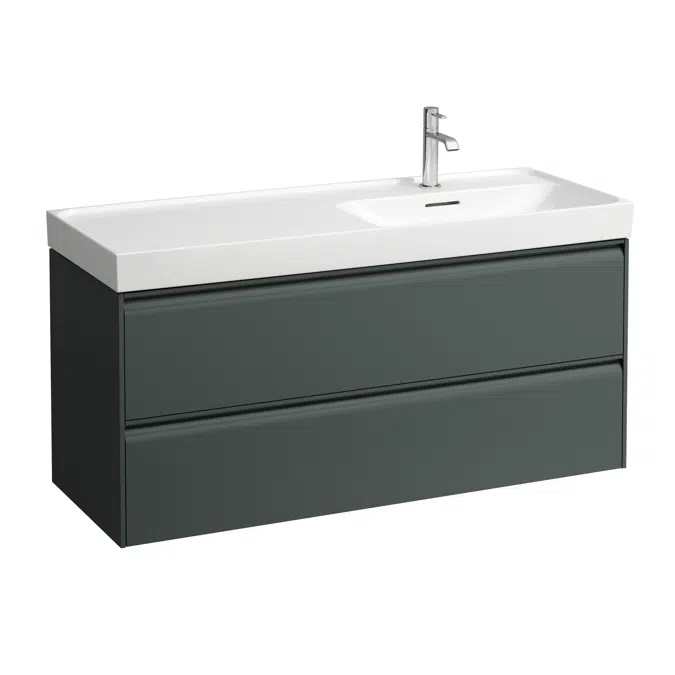 MEDA Vanity unit 1200, 2 drawers, matches washbasin H817119