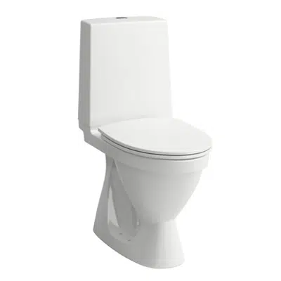 RIGO 827360 Floorstanding WC Combination, washdown, concealed, vertical S-trap, without fixing holes for floor installation, incl. cistern