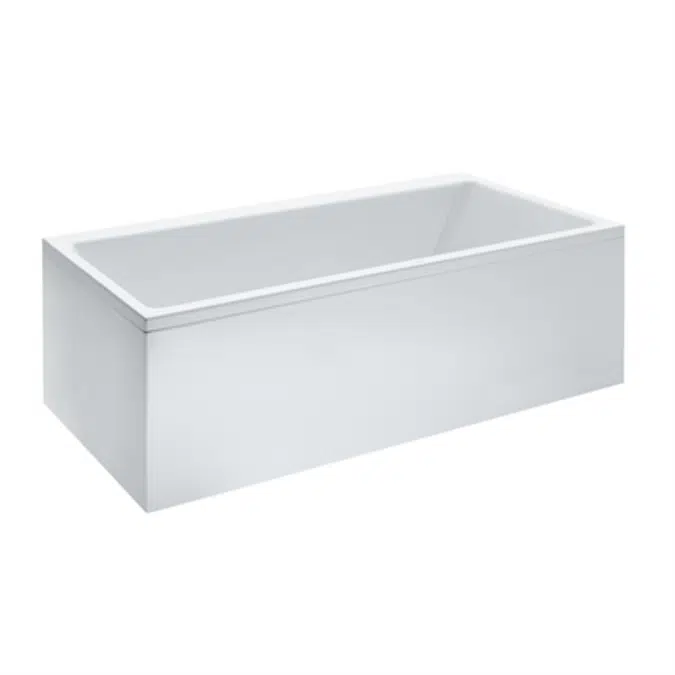 LAUFEN PRO Bathtub and L panel left 1800 x 800 mm