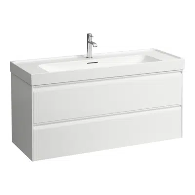 MEDA Vanity unit 1200, 2 drawers, matches washbasin H814111 이미지