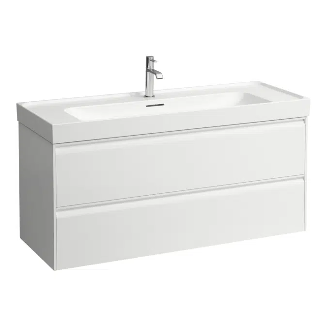 MEDA Vanity unit 1200, 2 drawers, matches washbasin H814111