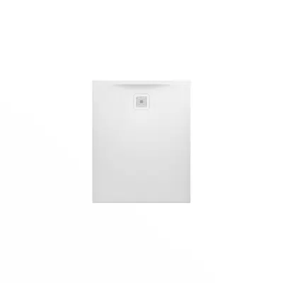 Imagem para LAUFEN PRO Shower tray 1000 x 800, made of Marbond composite material, super flat, rectangular, outlet at short side}