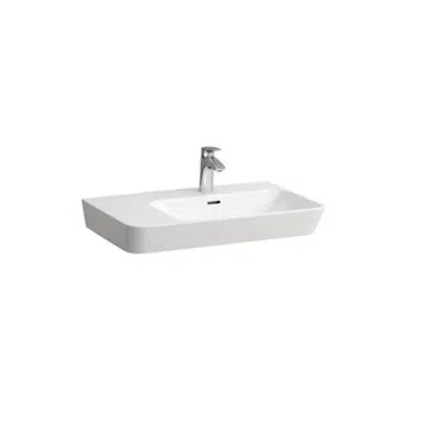 MODERNA R Countertop Washbasin, shelf left