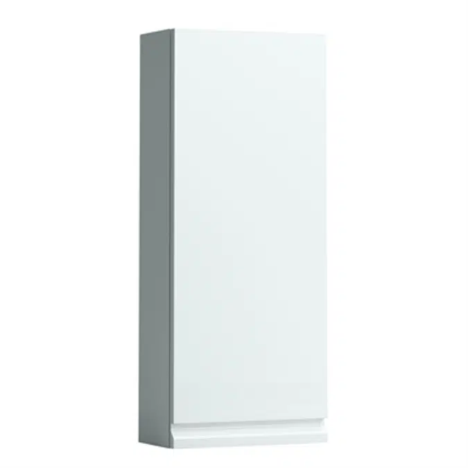 LAUFEN PRO S Wall cabinet, left hinged, with small projection, 1 door