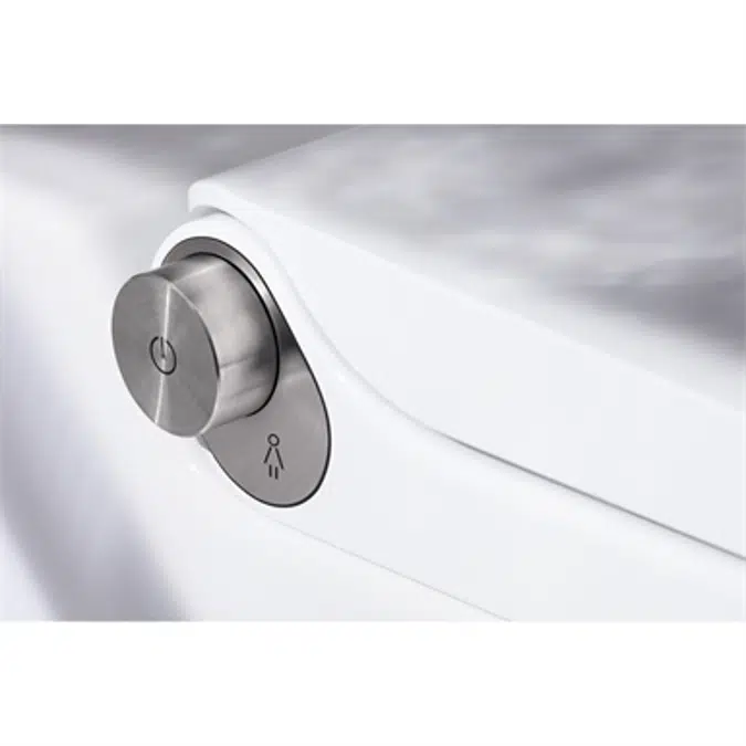 CLEANET RIVA Shower toilet rimless, wall-hung, with remote control, with seat and cover