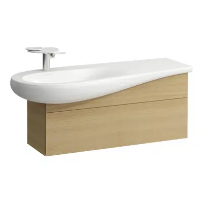 ILBAGNOALESSI Vanity unit 1200, 1 drawer, siphon cut-out left, matches washbasin H814973