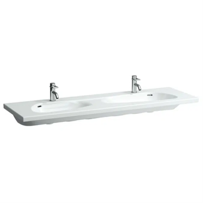 PALOMBA COLLECTION Double countertop washbasin 1600 mm