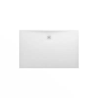 Imagem para LAUFEN PRO Shower tray 1400 x 900, made of Marbond composite material, super flat, rectangular, outlet at long side}