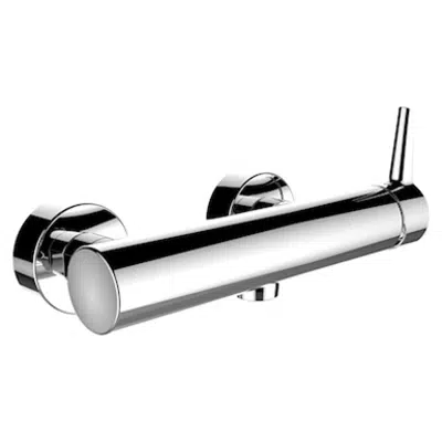 PURE Wall-mounted single lever shower mixer, with one outlet, without accessories