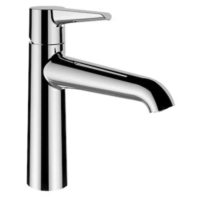 VAL Single lever basin mixer, 140, without pop-up waste, projection 140 mm, Eco+, fixed spout