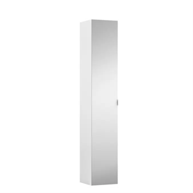 SPACE Tall cabinet with mirror front