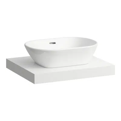 bilde for LANI Countertop 600, with centre cut-out, 65 mm thick, incl. 2 installation brackets