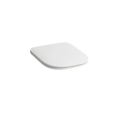 Image for MEDA WC seat and cover, removable, with lowering system, SLIM, Chrom hinges