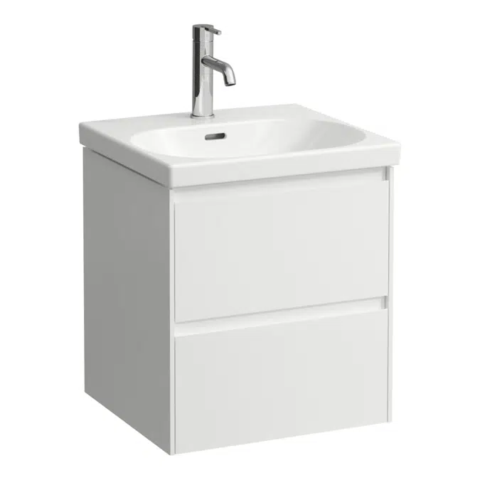 LANI Vanity unit, 2 drawers, matches vanity washbasin H810081