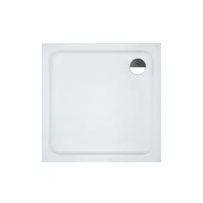 Image for SOLUTIONS Square shower tray, 800 x 800 mm
