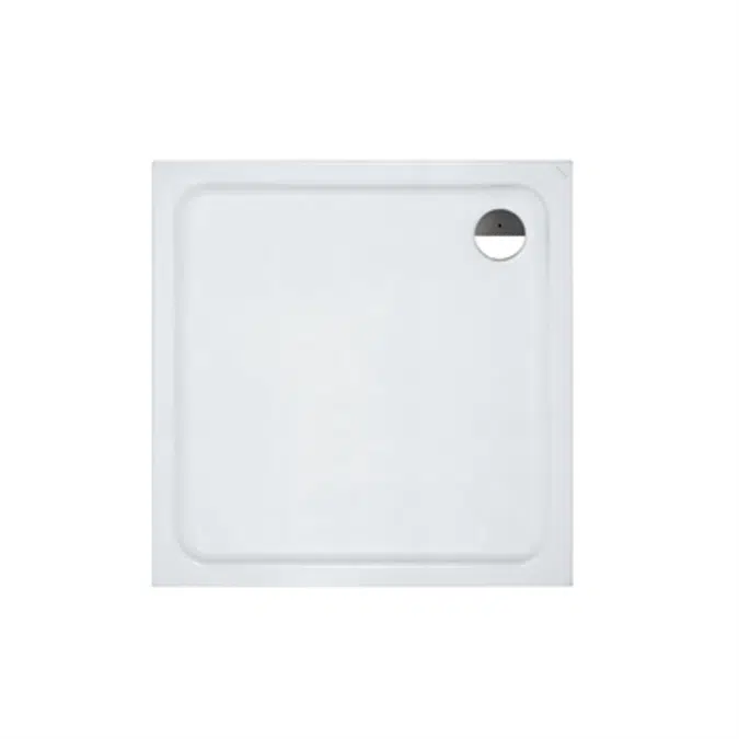 SOLUTIONS Square shower tray, 900 x 900 mm