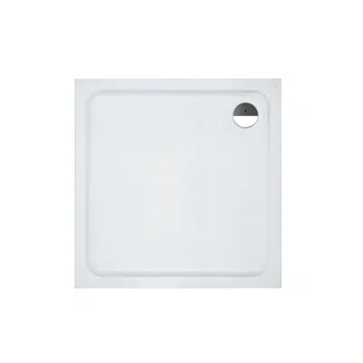 Image for SOLUTIONS Square shower tray, 900 x 900 mm