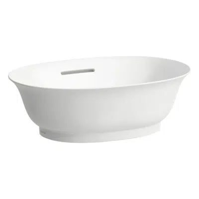 THE NEW CLASSIC Bowl washbasin with overflow channel, oval