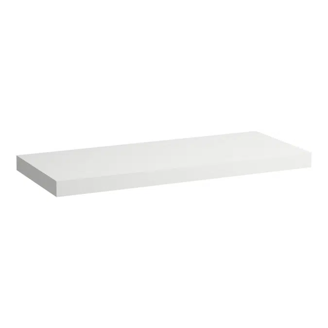 LANI Countertop 1200, without cut-out, 65 mm thick, incl. 2 installation brackets