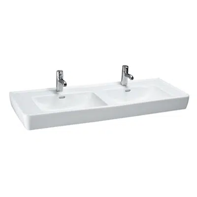 LAUFEN PRO Countertop double washbasin 1300 mm