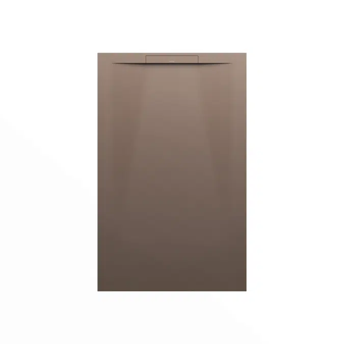PRO S Shower tray with linear outlet on the short side