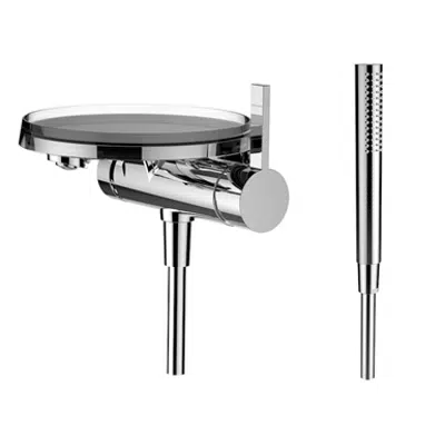 KARTELL BY LAUFEN Bath mixer for Simibox 1-Point, complete set