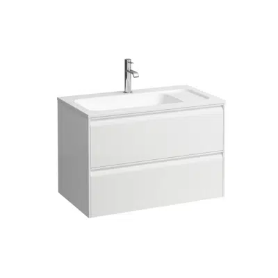 billede til MEDA Vanity unit 800, 2 drawers, matches Marbond washbasin H814117