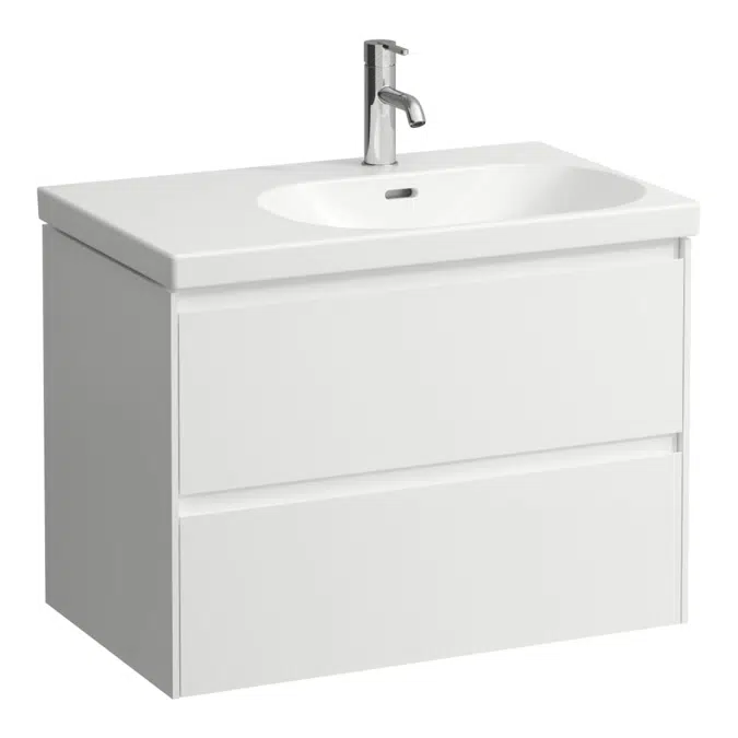 LANI Vanity unit, 2 drawers, matches vanity washbasin H817085