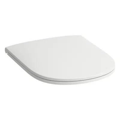 Image for LUA WC seat and cover, removable, with lowering system