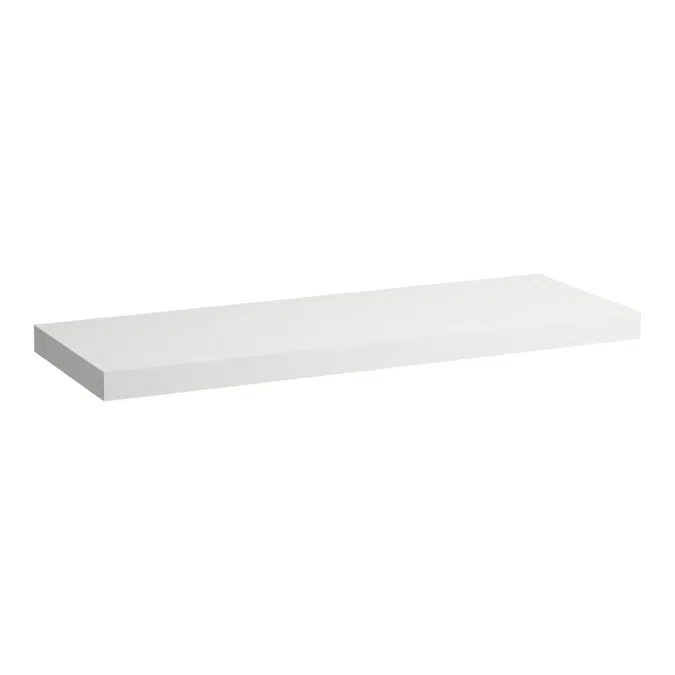 LANI Countertop 1400, without cut-out, 65 mm thick, incl. 3 installation brackets