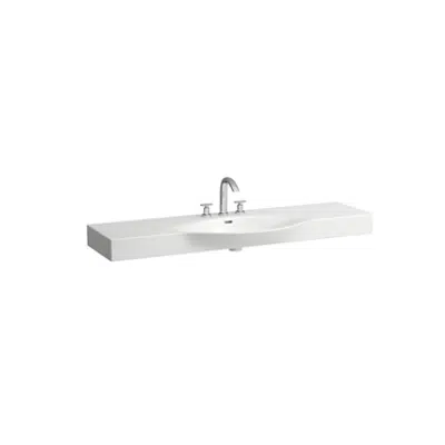 PALACE Countertop washbasin, without towel rail 1500 mm