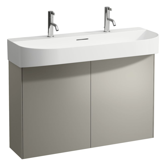 SONAR 975mm Vanity unit, 2 doors, matching washbasin 810347