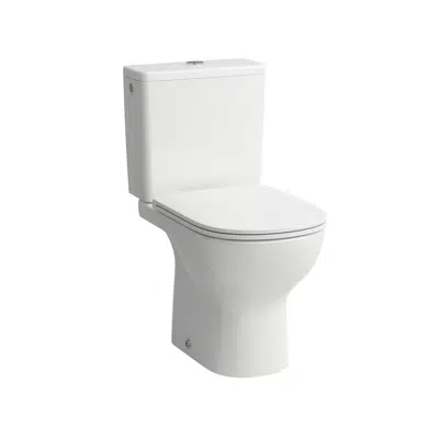 kuva kohteelle LUA Floorstanding WC 'rimless', close-coupled, washdown, without flushing rim, outlet vertical