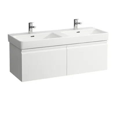 LAUFEN PRO S Vanity unit, 2 drawers and interior drawer, incl. drawer organiser, matches washbasin 814966