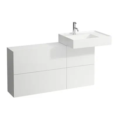 KARTELL BY LAUFEN Vanity unit 1200 mm, washbasin right