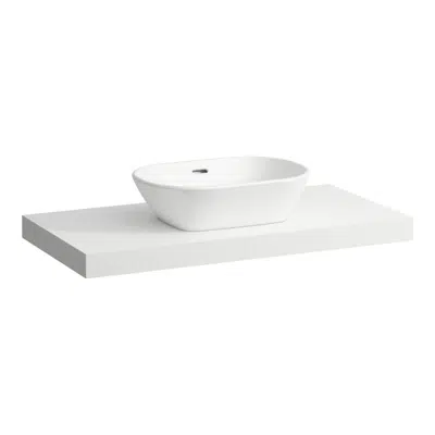 画像 LANI Countertop 1000, with centre cut-out, 65 mm thick, incl. 2 installation brackets