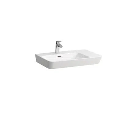 MODERNA R Countertop Washbasin, shelf right