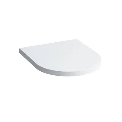 KARTELL BY LAUFEN WC seat and cover, removable, with round seat shape
