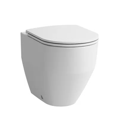 LAUFEN PRO Floorstanding WC 'rimless', washdown, without flushing rim, outlet horizontal/vertical