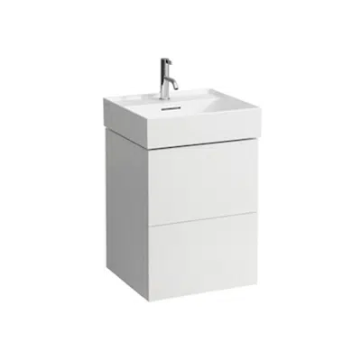 KARTELL BY LAUFEN Vanity unit for 810332, 2 drawers, incl. drawer organiser, matches washbasin 810332