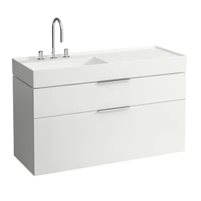 KARTELL BY LAUFEN Washbasin, shelf right 1200 mm