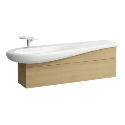 ILBAGNOALESSI Vanity unit 1600, 1 drawer, siphon cut-out left, matches washbasin H814971