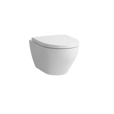 MODERNA S Wall hung WC silent 'design/compact', silent-flush/rimless, washdown, without flushing rim