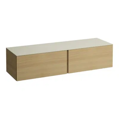 Immagine per ILBAGNOALESSI Drawer element 1600, 2 drawers, without cut-out, Calce Avorio top