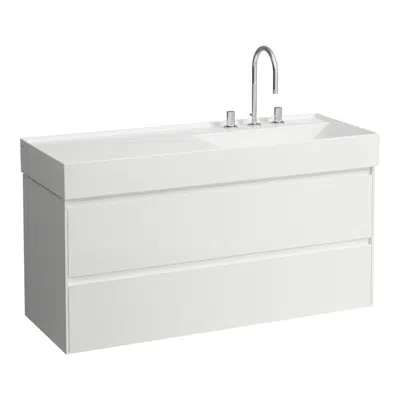 afbeelding voor LANI Vanity unit, 2 drawers, matches washbasin H813333