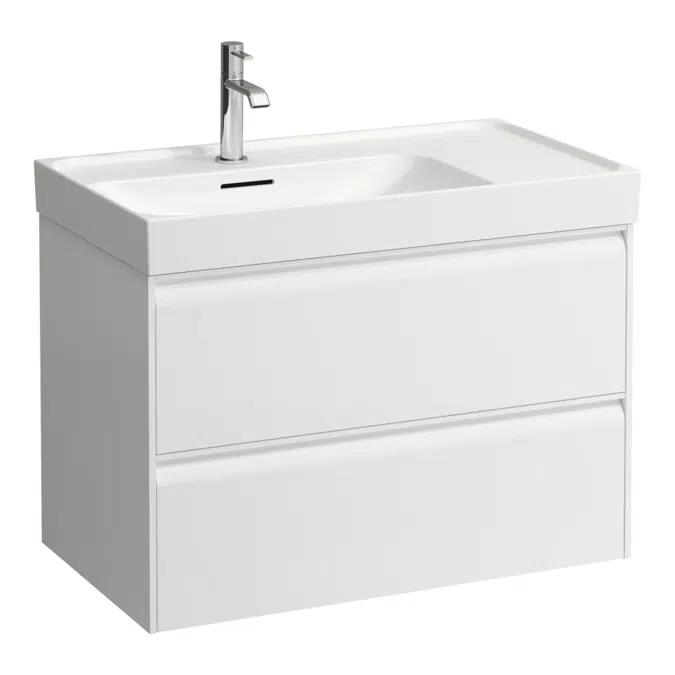 MEDA Vanity unit 800, 2 drawers, matches washbasin H817116